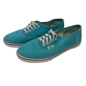 Vans Authentic Canvas Low Top Skate Shoe Teal Women's 7.5